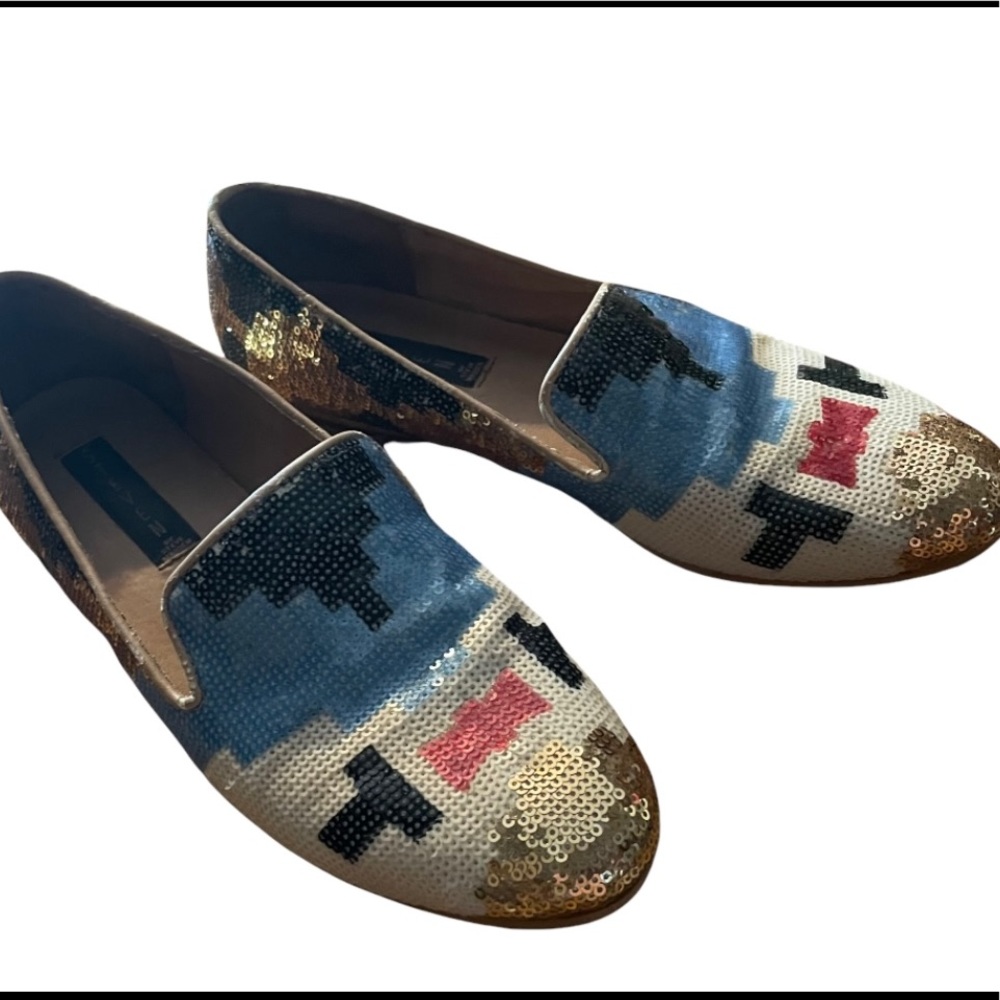 Steven‎ By Steve Madden Multicolor Sequin Loafers